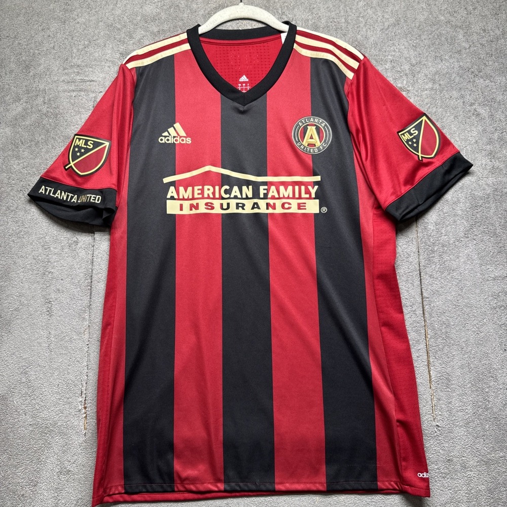 Adidas Adizero Atlanta United‎ Jersey MLS Men's 2017 Inaugural Season Soccer L